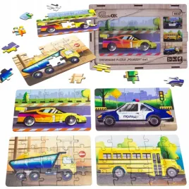 drewniane-puzzle-4w1-pojazdy-ukladanka-zestaw-srodki-transportu-samochody
