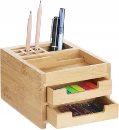bambusowy-organizer-na-biurko-maly-z-szufladami-pojemnik