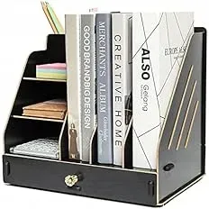 organizer-biurkowy-z-szuflada-drewniany-sorter-papieru