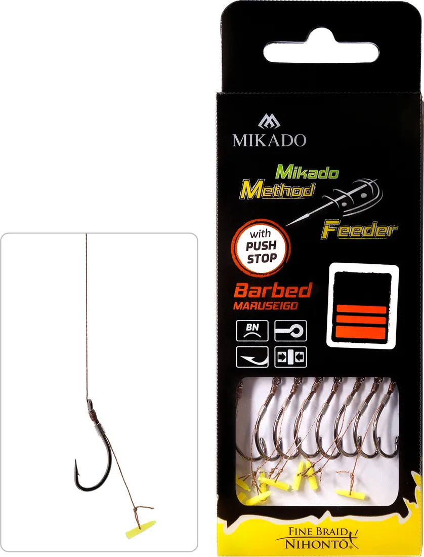 mikado-przypon-method-feeder-push-stop-roz-12-012-stan-nowy