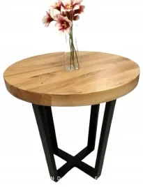 stolik-kawowy-okragly-debowy-50-cm-industrialny