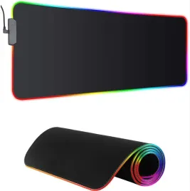 podkladka-mata-pod-myszke-na-biurko-gamingowa-rgb-czarna-podswietlana-duza