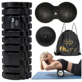 zestaw-roller-z-wypustkami-piankowy-pilka-douball-podwojny-do-masazu-czarny