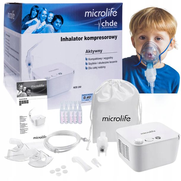 ﻿Microlife Inhalator Tłokowy Nebulizator NEB 200