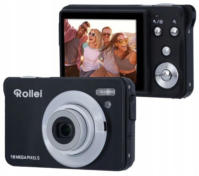 APARAT CYFROWY ROLLEI WYŚWIETLACZ LCD 18MP 8X Hybrydowy zoom Wideo HDV