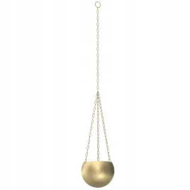 luminex-8105-flower-pot-with-hanging-chains-gold