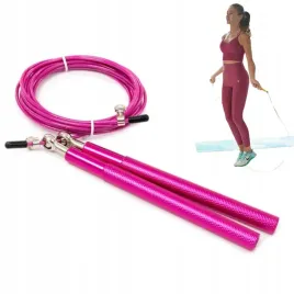 ultra-szybka-skakanka-crossfit-boks-hiit-rozowa