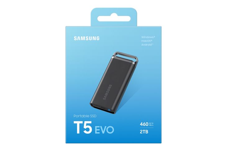 ﻿Dysk przenośny zewnętrzny SSD Samsung T5 EVO 2TB MU-PH2T0S/EU