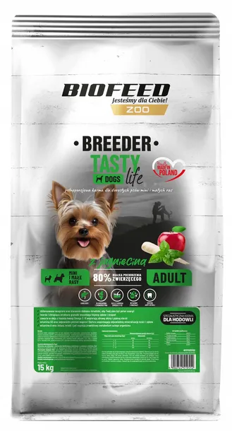 Tasty Dogs Life Breeder Adult Mini & Small z Jagnięciną 15kg