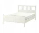 ikea-hemnes-lozko-podwojne-160x200-biala-bejca
