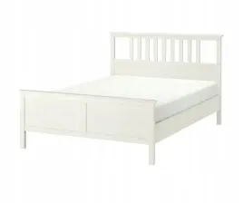 ikea-hemnes-lozko-podwojne-160x200-biala-bejca