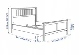 ikea-hemnes-lozko-podwojne-160x200-biala-bejca-kolekcja-hemnes