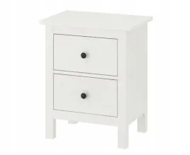 komoda-hemnes-na-kolkach-2-szuflady-bialy-54x66-cm