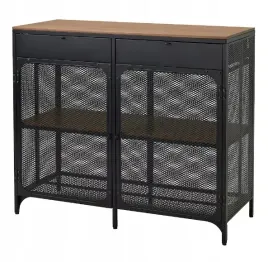 ikea-fjallbo-or-kredens-witryna-czarny-or-95-x-111-x-47-cm