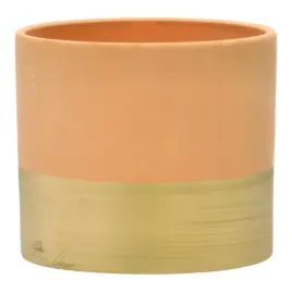 oslona-ceramiczna-doniczka-pomaranczowo-zlota-rustykalna-fi15x132-cm