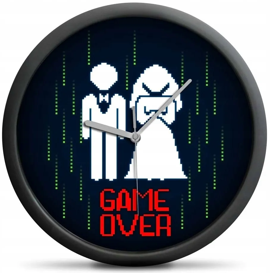 zegar-game-over-scienny-na-sciane-dla-pary-mlodej