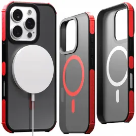 etui-pancerne-do-iphone-16-pro-bumper-czerwona-ramka-magsafe-matowe