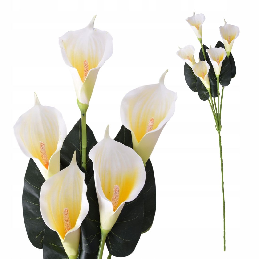 KALIA KALA KALIE BUKIET SZTUCZNE KWIATY JAK ŻYWE 85cm – 231428555 - ERLI.pl