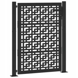 brama-ogrodowa-czarna-105x130-cm-stalowy-wzor-krz