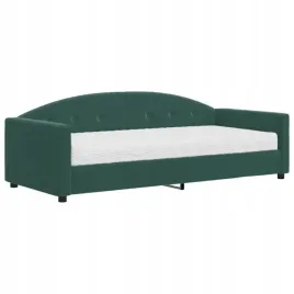 sofa-z-materacem-do-spania-ciemnozielona-90x200