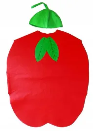 dzieciecy-stroj-jablko-pomidor-wiosna-lato-bal-owoc-warzywo-witaminy