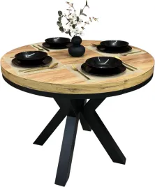 stol-okragly-100-rozkladany-do-200-cm-loft-metal-gruby-blat