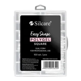 silcare-easy-shape-polygel-formy-do-akrylozelu-clear-dual-square-100-sztuk