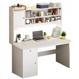 biurko-komputerowe-biale-loft-pod-laptop-stolik-z-regalem-gamingowe-120-cm