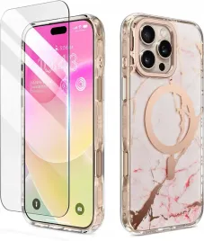 etui-do-apple-iphone-16-pro-wzor-marmurowy-szklo-ochronne