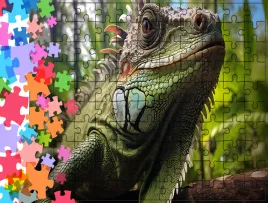 puzzle-tradycyjne-zwierzeta-jaszczurka-producent
