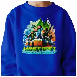 bluza-dziecieca-minecraft-legends-110-116-dla-dziewczynki-chlopca