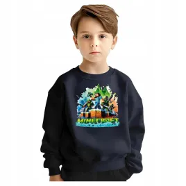 bluza-dziecieca-minecraft-legends-110-116-mlodziezowa-wzory-prezent-jakosc