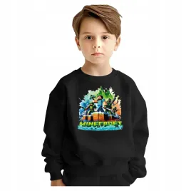 bluza-dziecieca-minecraft-legends-110-116-mlodziezowa-wzory-prezent-jakosc