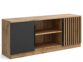 stolik-rtv-szafka-pod-telewizor-160-cm-kosmo-lamele-dab-wotan-czarny