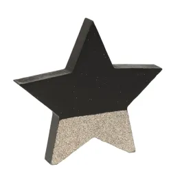 figurka-drewniana-gwiazda-czarno-zlota-12x15x11-cm