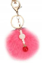 brelok-zawieszka-rozowy-pompon-na-prezent