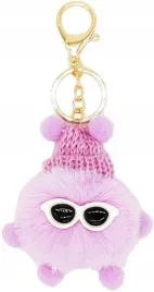 brelok-zawieszka-futrzak-pompon-fiolet-na-prezent