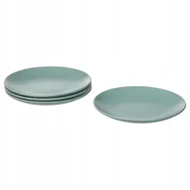 talerz-20-cm-4-szt-talerzyk-deserowy-matowy-jasnoturkusowy-ikea-fargklar