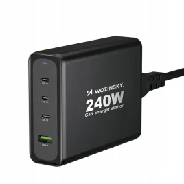 ladowarka-sieciowa-wozinsky-gan-240w-usb-a-3x-usb-c-czarna