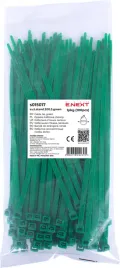 opaska-zaciskowa-zielone-3x200mm-100szt-trytytki
