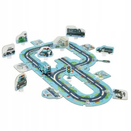 tor-samochodowy-puzzle-policja-pojazdy-miasto-47-elementow