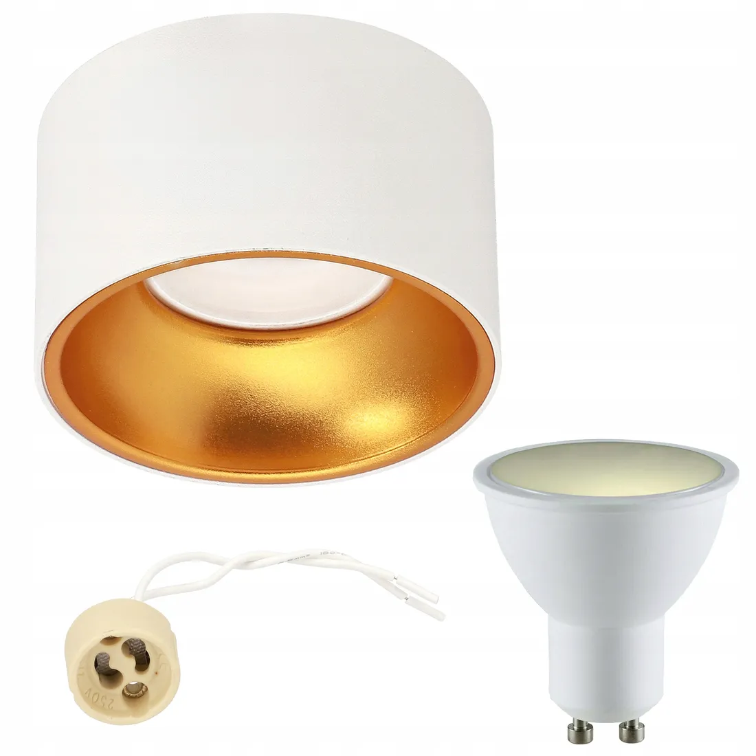 Lot De 10 Ampoules LED GU10 7,5W 3000K Blanc Chaud - EDO SOLUTIONS - Écoénergétiques