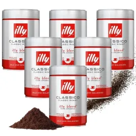 kawa-mielona-illy-espresso-classico-100percent-arabika-zestaw-6x250g