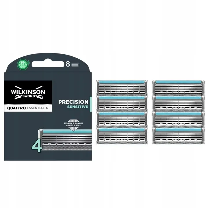 8x-wklady-wilkinson-quattro-essential-precision-sensitive-titanium-ostrza