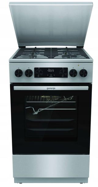 Kuchnia gazowo-elektryczna Gorenje GKS5C71XF Srebrna 50cm Grill DYSTR. PL