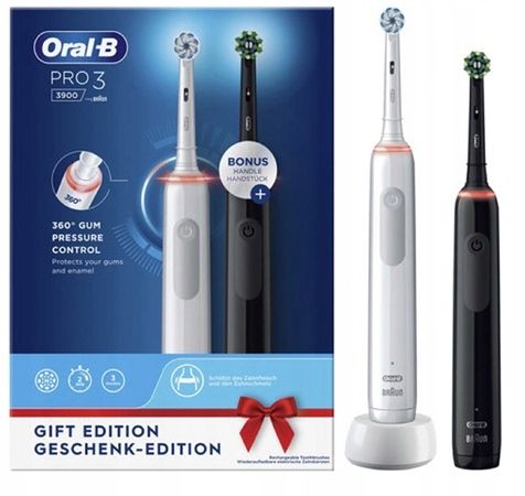 Zest szczot elektrycznych Oral-B Pro 3 3900 2 szt