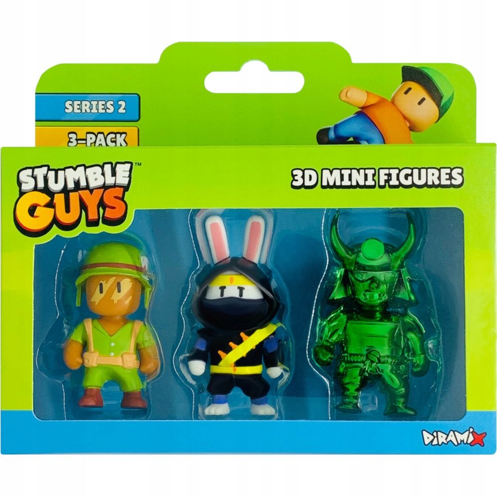 STUMBLE GUYS ZESTAW FIGUREK 3-PAK PRIVATE DAVIS FURIKEN SEI