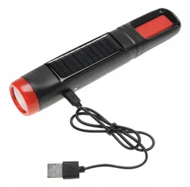 latarka-akumulatorowa-cob-led-czarna-1200mah-solar-usb-2w1