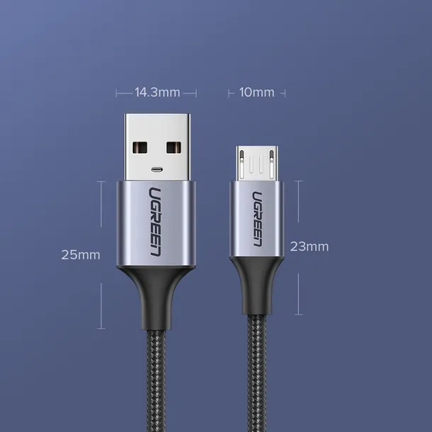 kabel-ugreen-us290-60146-usb-a-micro-usb-2-4a-1m-szary-marka-inna-stan-nowy