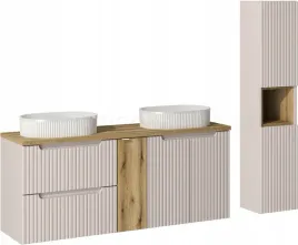 comad-novacashmere-szafka-140cm-z-umywalkami-i-szafka-wysoka-boczna-kaszmir